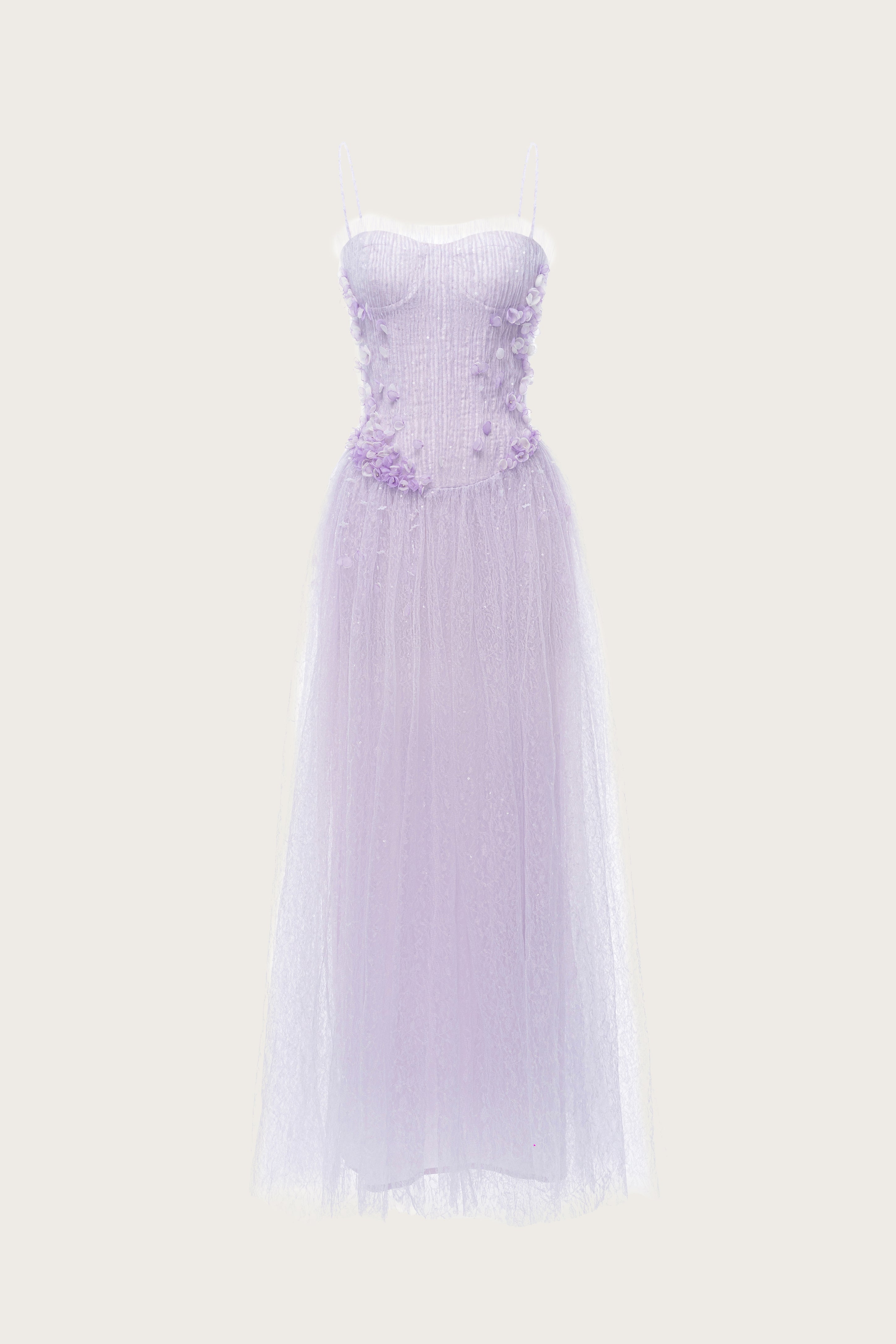 Lavender Whisper Maxi Gown