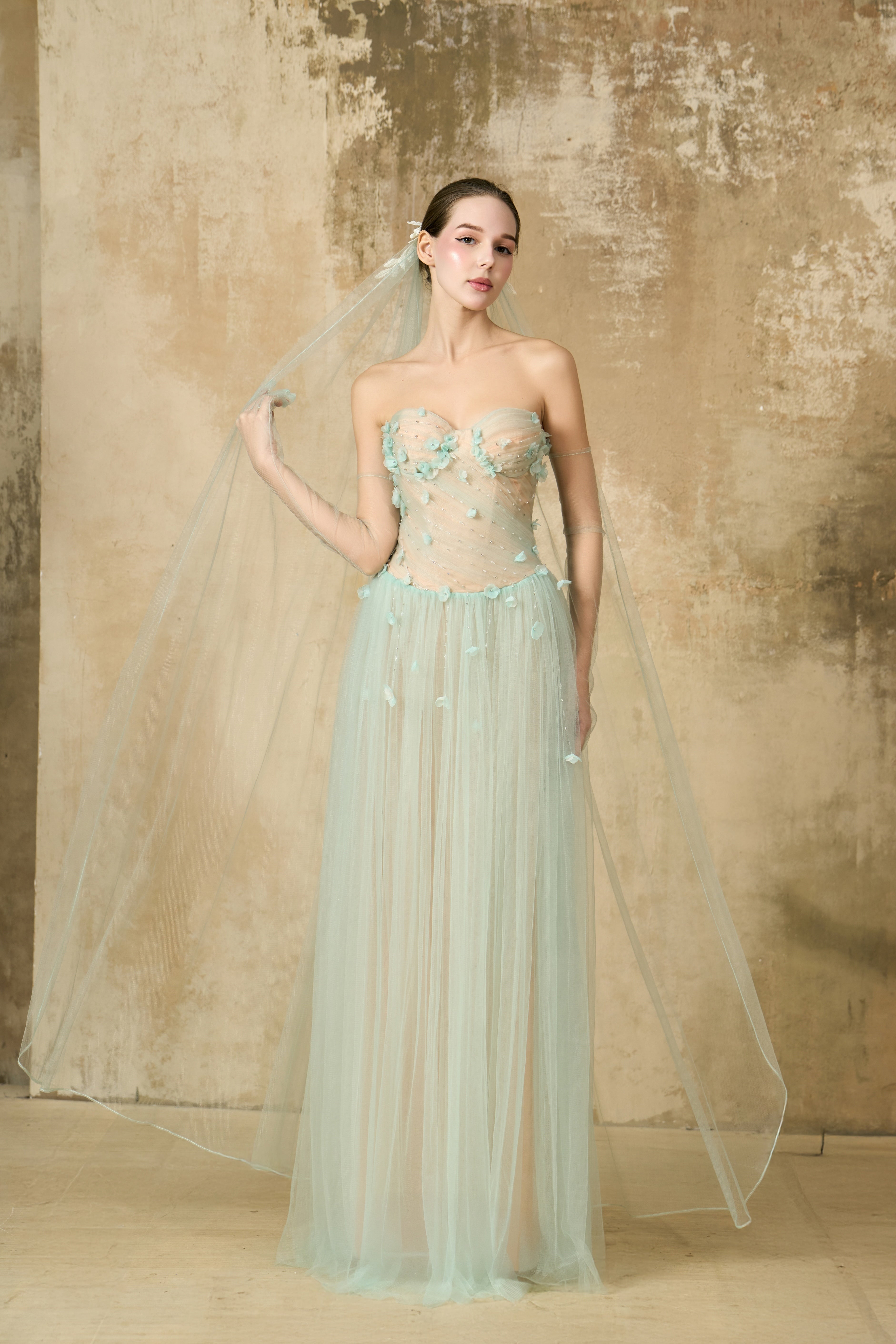 Celestial Mint – Bridal Couture Signature