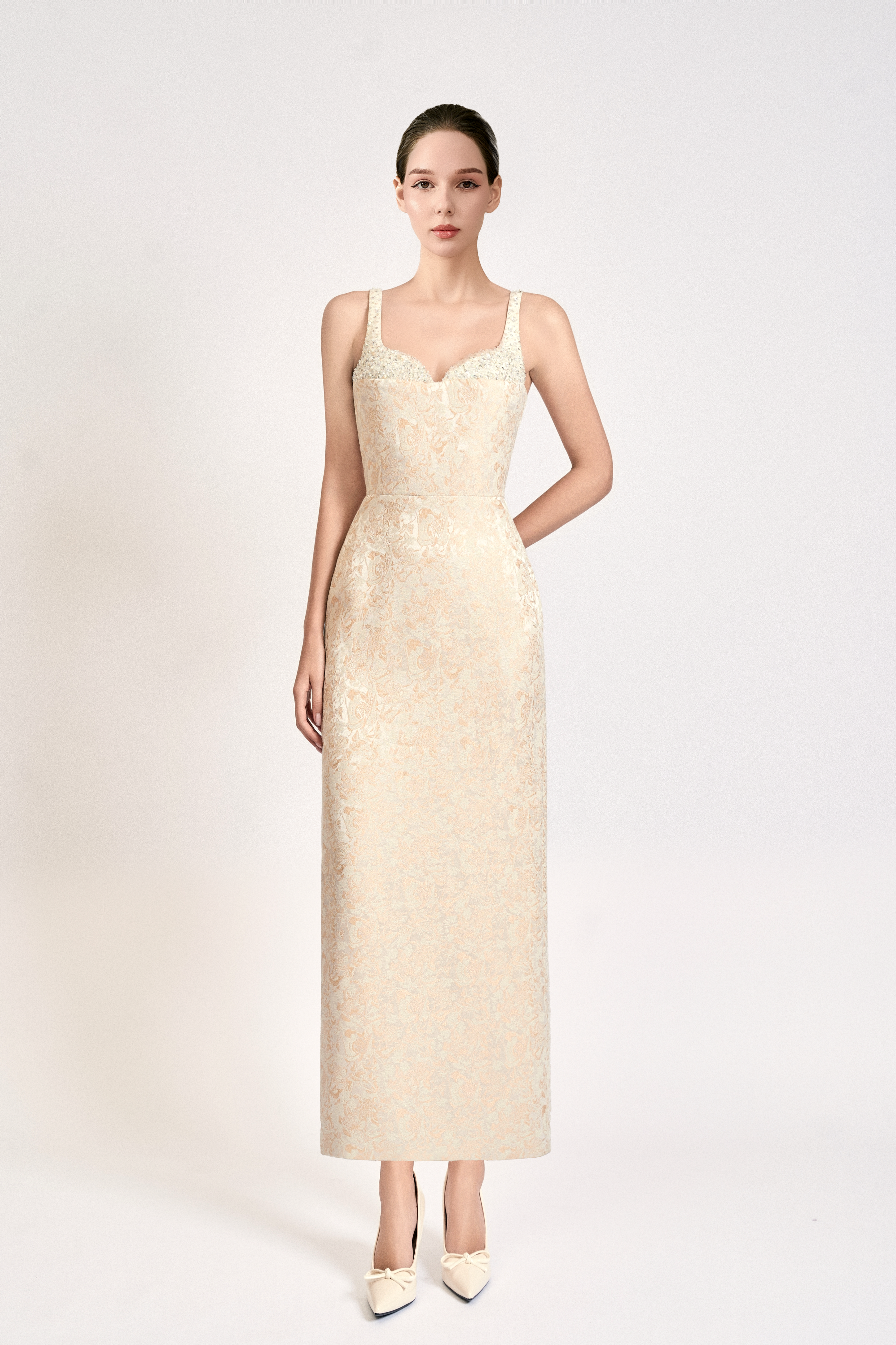 Crystal Embellished Midi