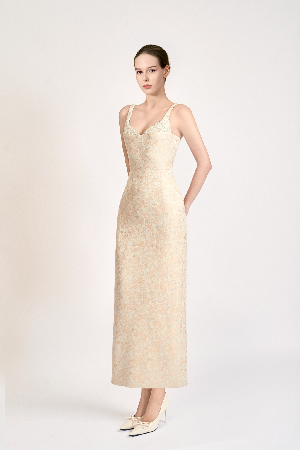 Crystal Embellished Midi