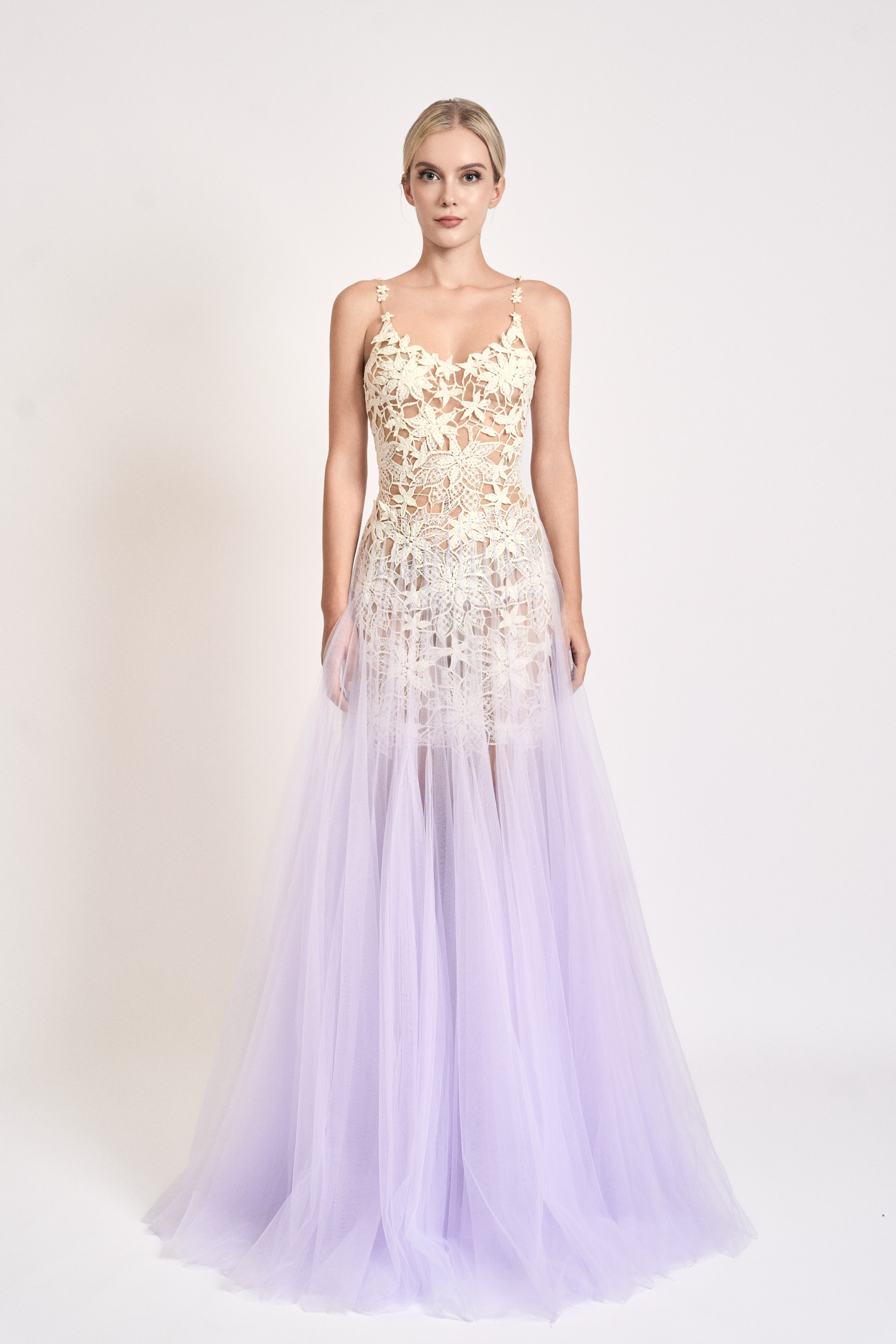 Violet Bloom Maxi Dress