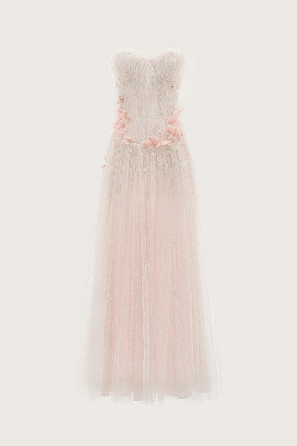 Blush Petal Shimmer Dress
